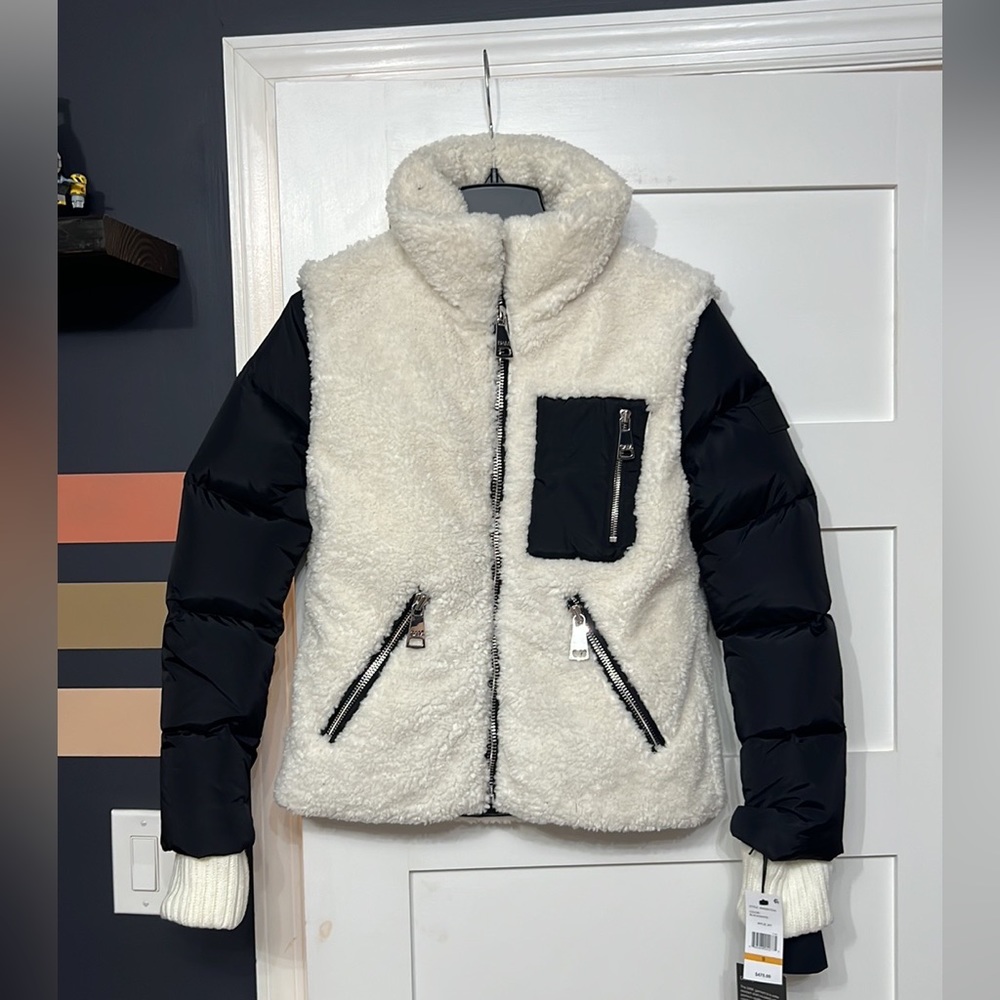 SAM. VEGAN LEATHER WYLIE, BLK/WHITE Size S